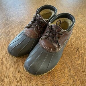 Vintage LL Bean Boots Womens US 7 Shearling Lined Duck Snow Waterproof